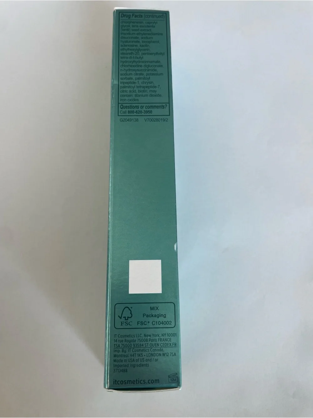 It Cosmetics FAIR IVORY Your Skin But Better 1.08 fl Oz CC+Natural Matte Cream